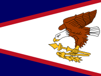 Flagge: Ăśber Amerikanisch Samoa