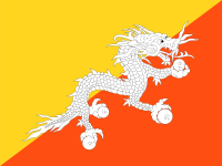 Flagge: Über Bhutan
