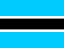 Flagge: Botswana