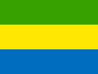 Flagge: Ăśber Gabun