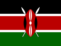 Flagge: Ăśber Kenia