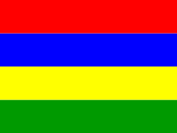 Flagge: Ăśber Mauritius